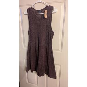 American Eagle Fit & Flate Shimmery Burgundy Dress NWT Large Flowy, Lightweight